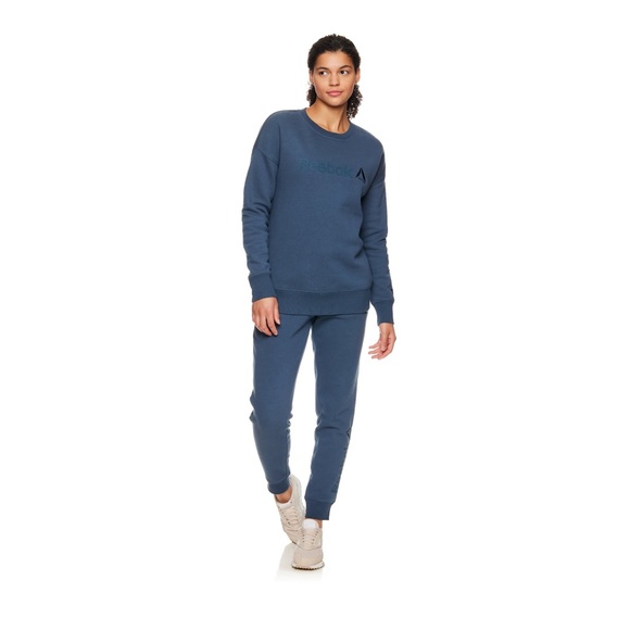 Reebok Women's Purpose Crew Neck Sweatshirt NWT  embroidered logo - Picture 5 of 8